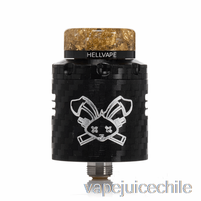 Vape Vhile Hellvape Dead Rabbit V3 24 Mm Rda Fibra De Carbono Negro